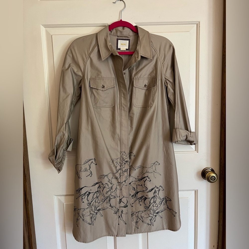 New Anthropologie Equine Dress Maeve size 8 hard to find NWOT